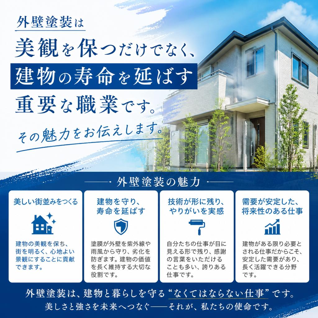 外壁塗装のメリットとは？